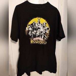 My Hero Academia shirt awesome graphic tee manga series animation Large anime